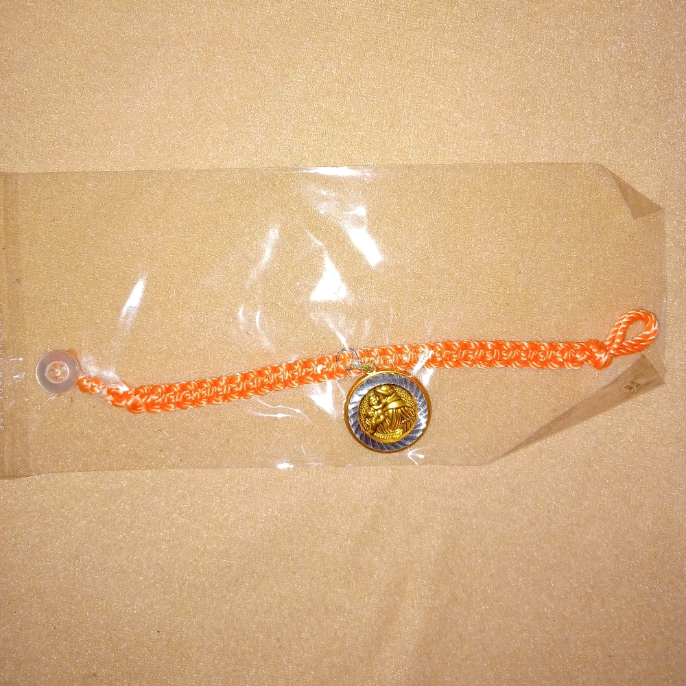 St. Anthony Macrame Bead Bracelet